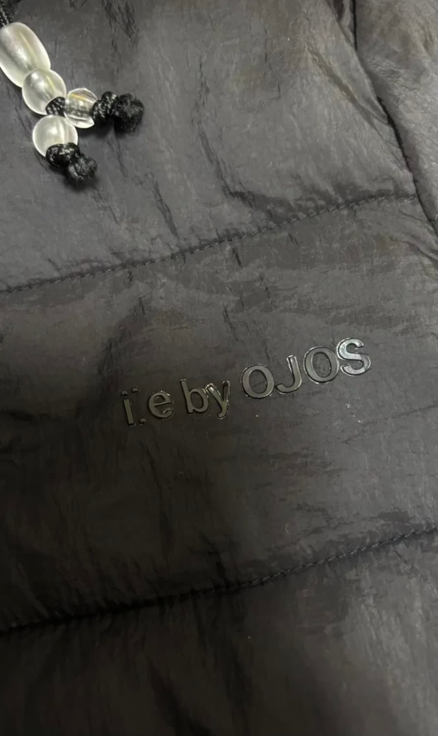 오호스 경량패딩 OJOS air padded jacket01/black 상품이미지3