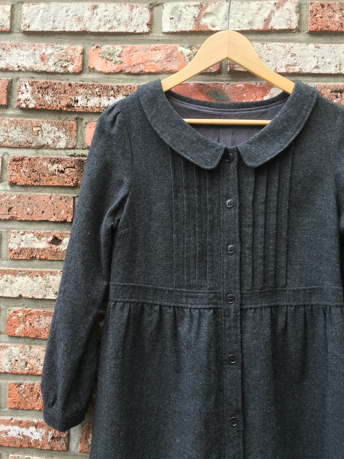 라운드카라 울 원피스 상품이미지2