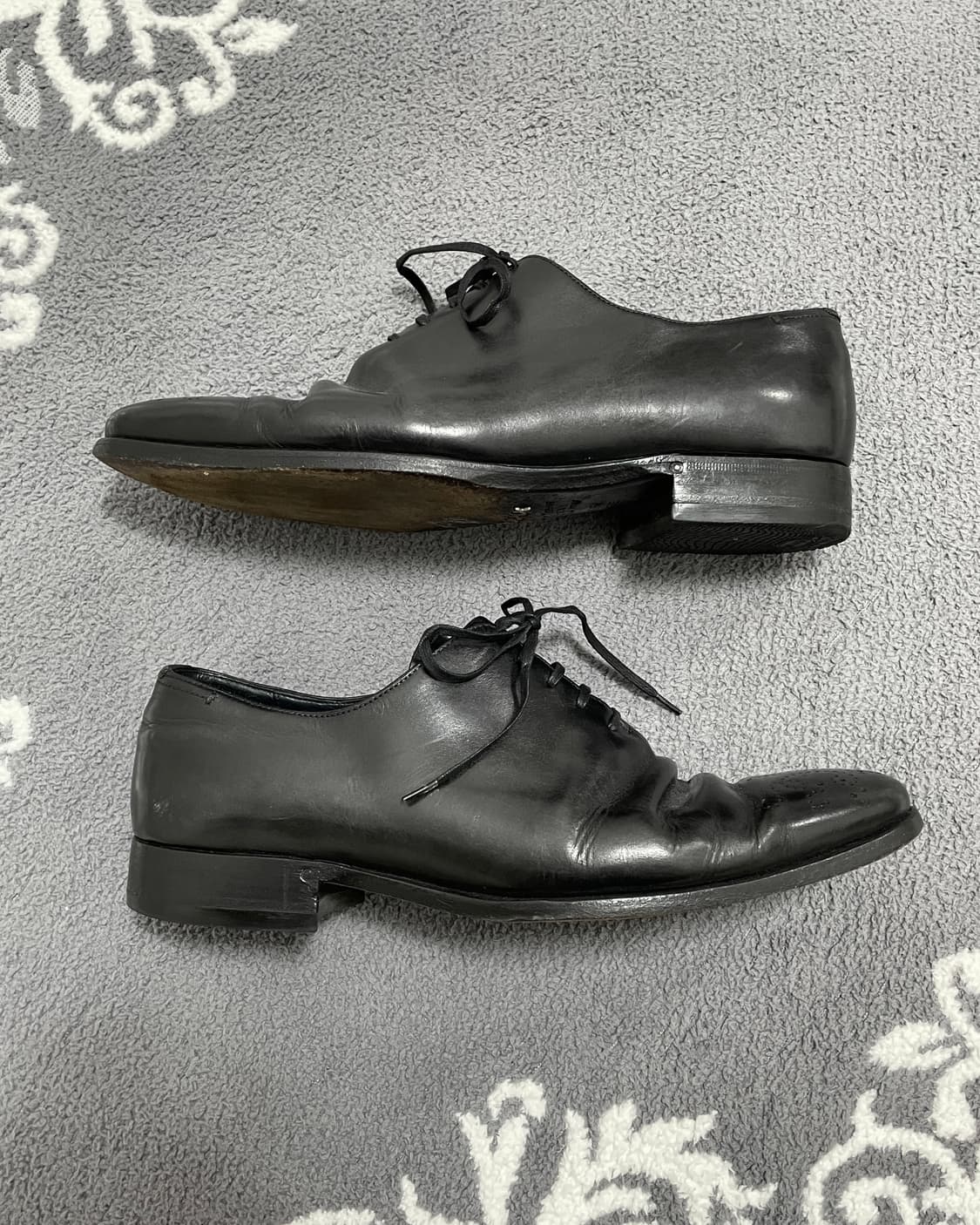 Zegna XXX Couture Line Derby Broge Shoes 상품이미지3