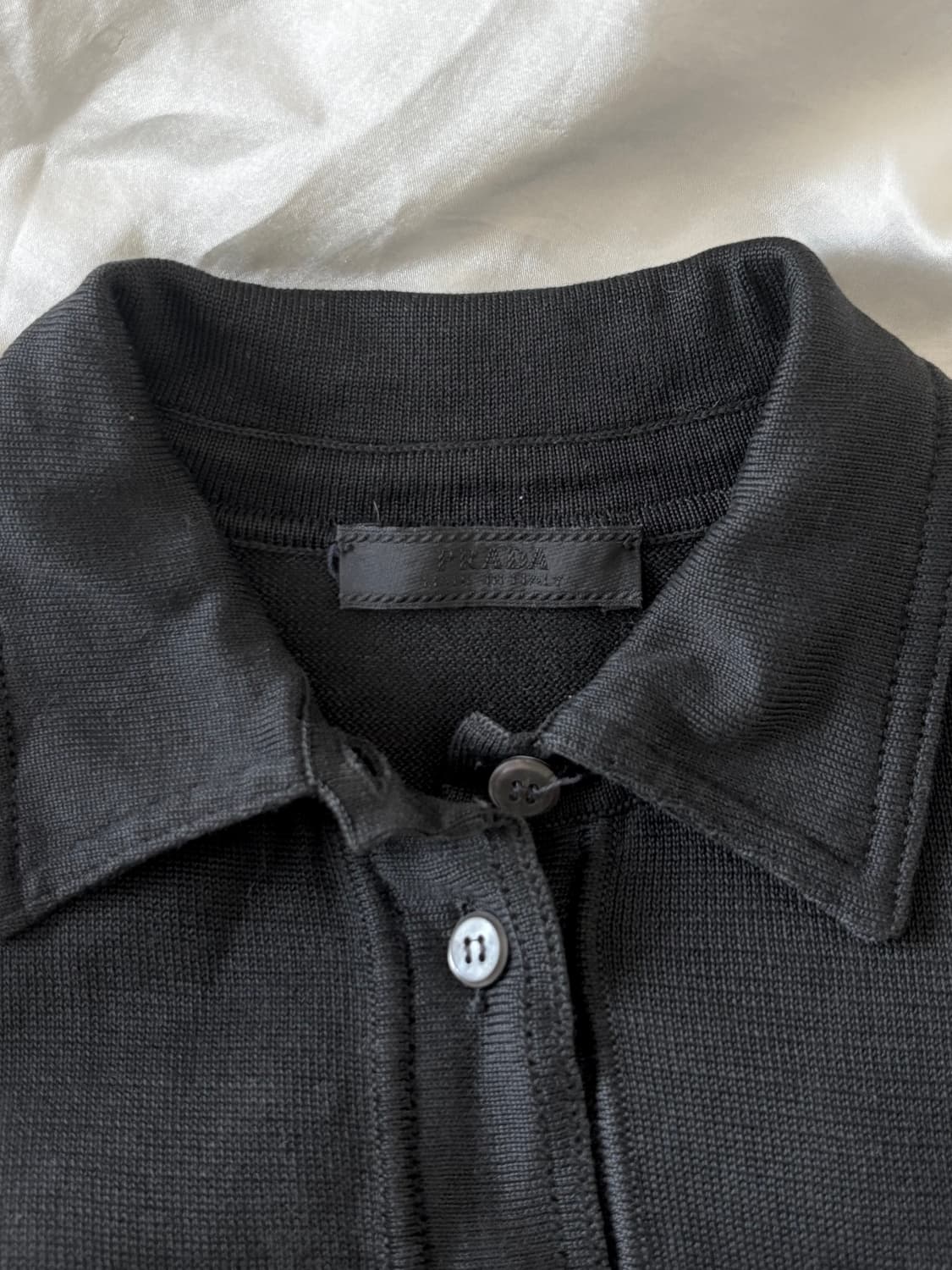 프라다 코튼 크롭 셔츠 상품이미지4