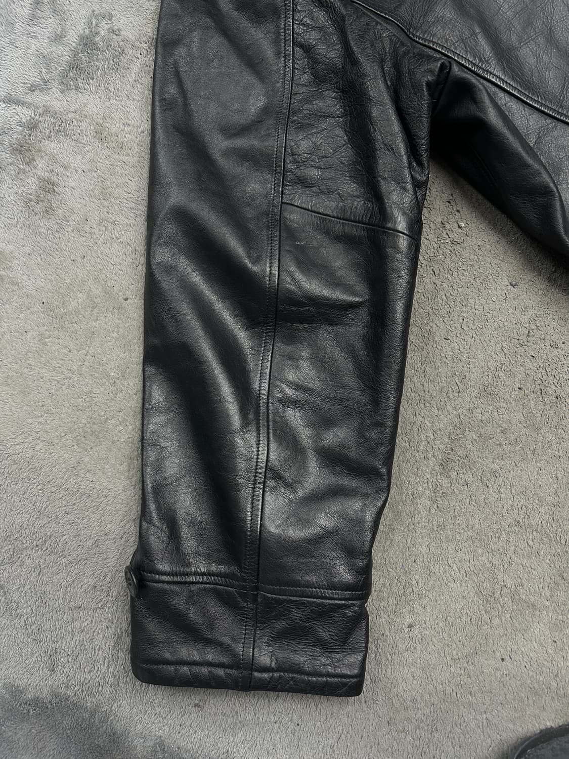 80s Armani Jeans 레더 자켓 50 상품이미지6