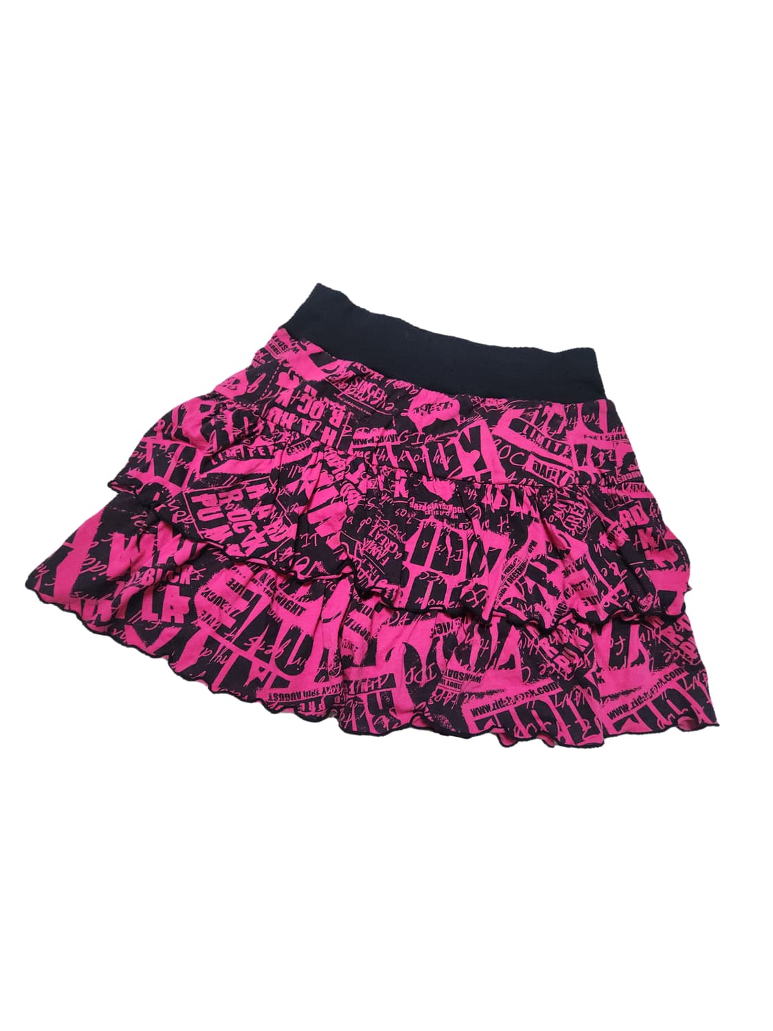 펑크 씬이모 핫핑크 캉캉 스커트 상품이미지1