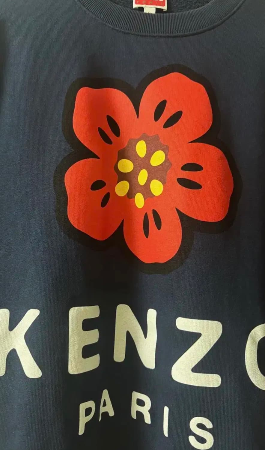 겐조 보케 플라워 스웻셔츠 미드나잇 블루 s 사이즈 상품이미지1