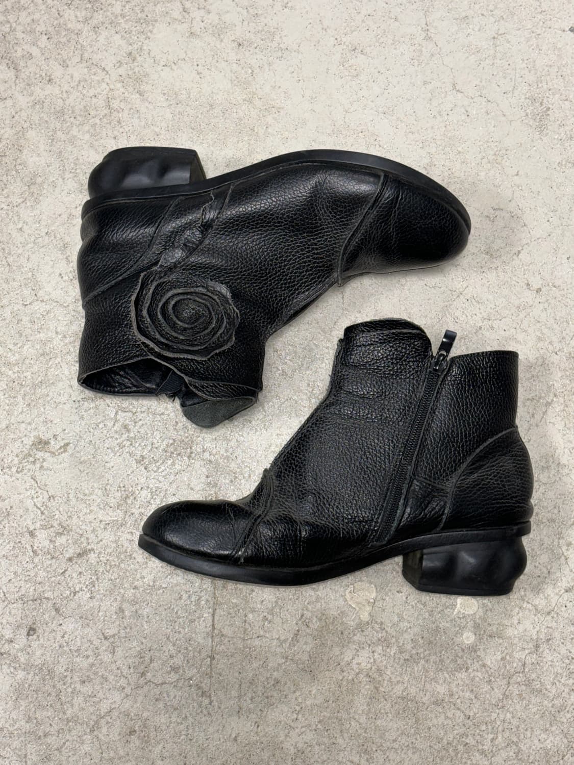 Jpn 빈티지 레더 앵클부츠 상품이미지6