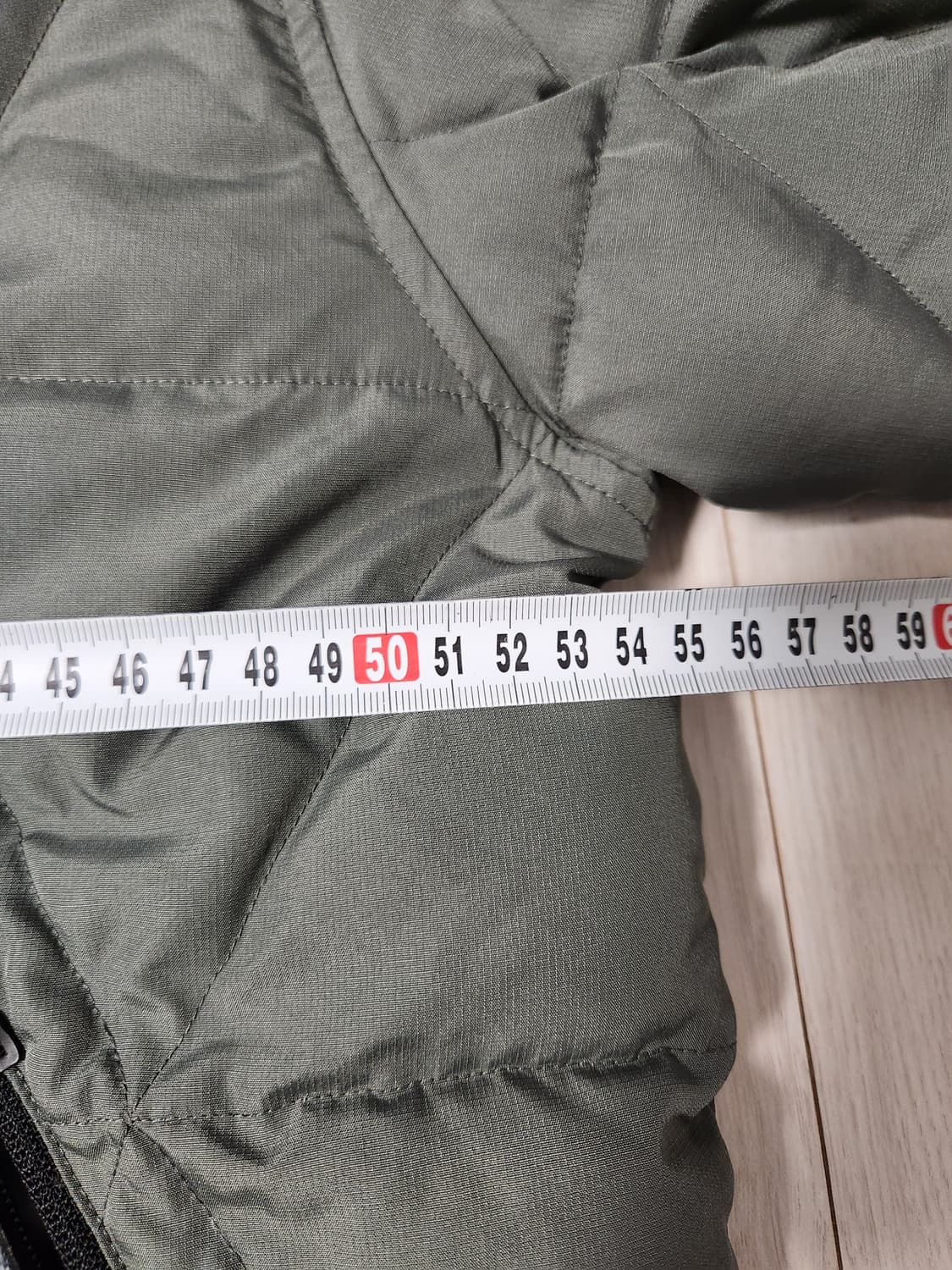 뉴발란스 퀼팅다운자켓 NBNQ543013카키 남성 덕다운점퍼 사이즈100 상품이미지10