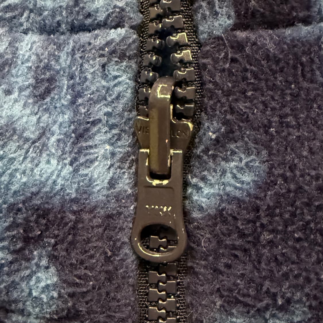 [정품/M] 컬럼비아 네이비 블루 패턴 플리스 집업 b10 상품이미지8