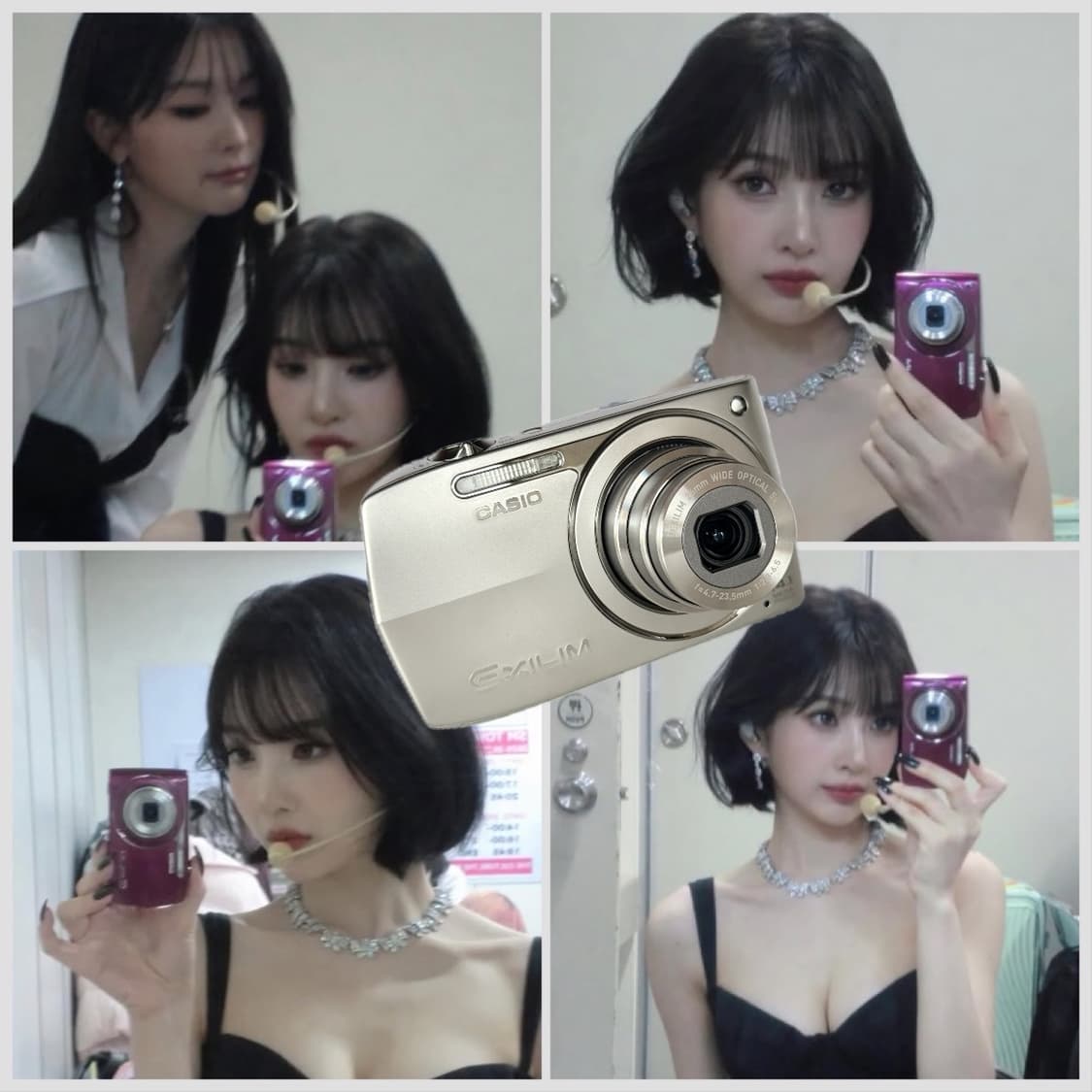 🤍레드벨벳 조이 픽🤍미품 카시오 엑슬림 Z2000 실버 빈티지디카 상품이미지1