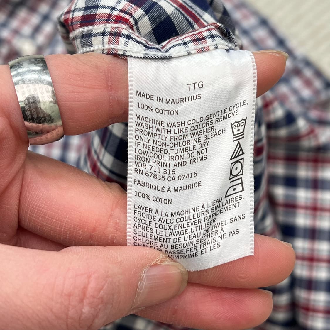 노티카 체크셔츠 r2678 상품이미지6