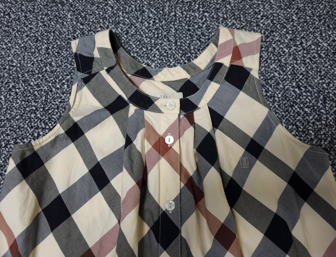 [무료배송][150]닥스 키즈 체크 민소매 원피스 상품이미지5