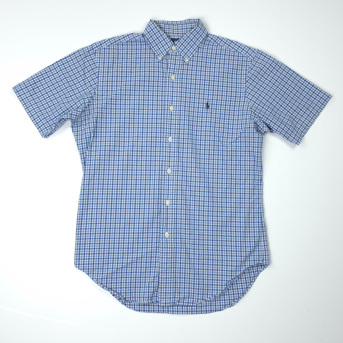 폴로 랄프로렌 클래식핏 코튼 반팔셔츠 블루 (S) 상품이미지1