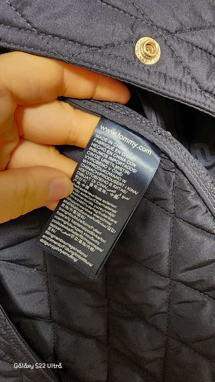 택없는 새상품) 타미힐피거 다이아몬드 퀄팅 후드자켓 상품이미지5