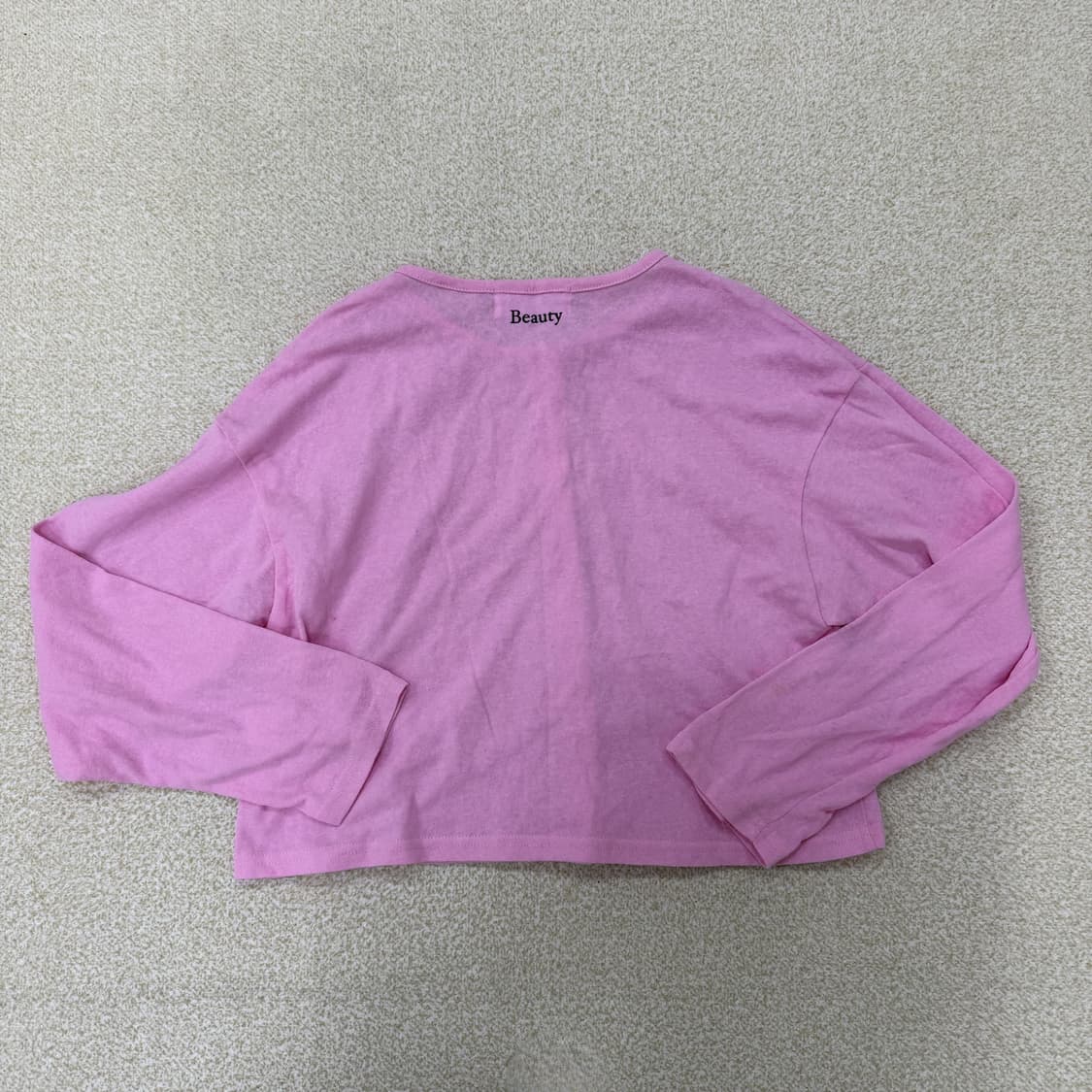 실측확인 GROW 여성 핑크 가디건 0210T 상품이미지2