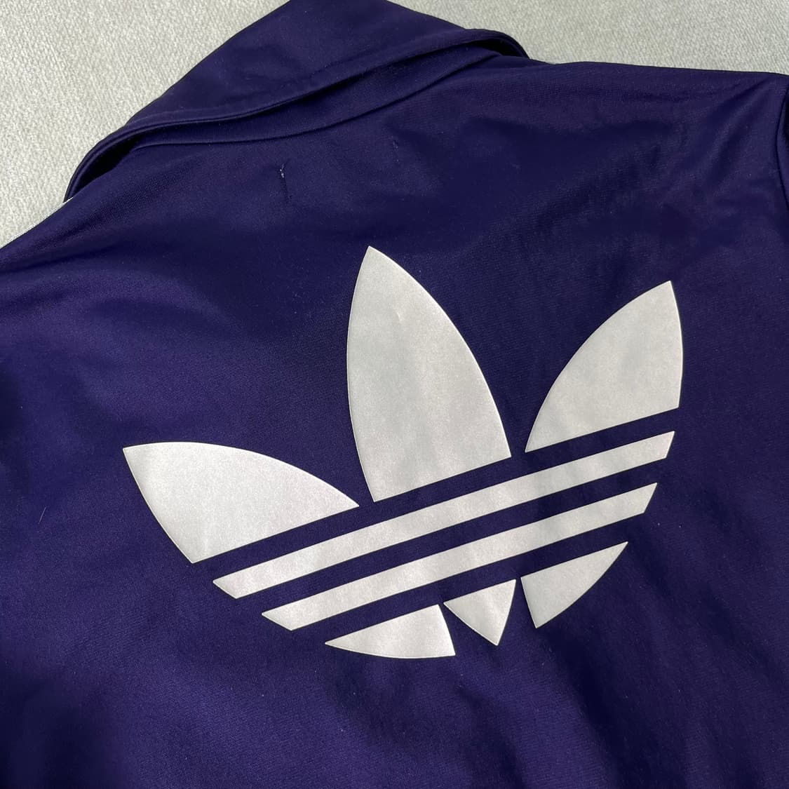 W 90 아디다스 퍼플 백로고 유로파 트랙탑 져지 상품이미지5