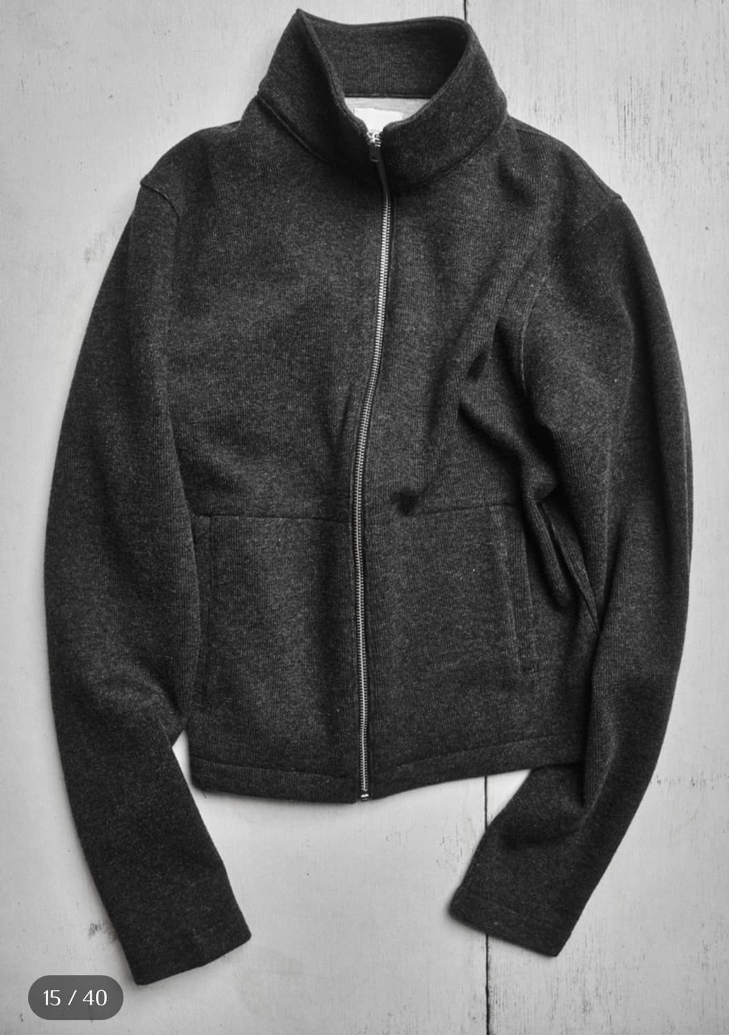 모노프리베 textured high neck zip up 3 상품이미지1