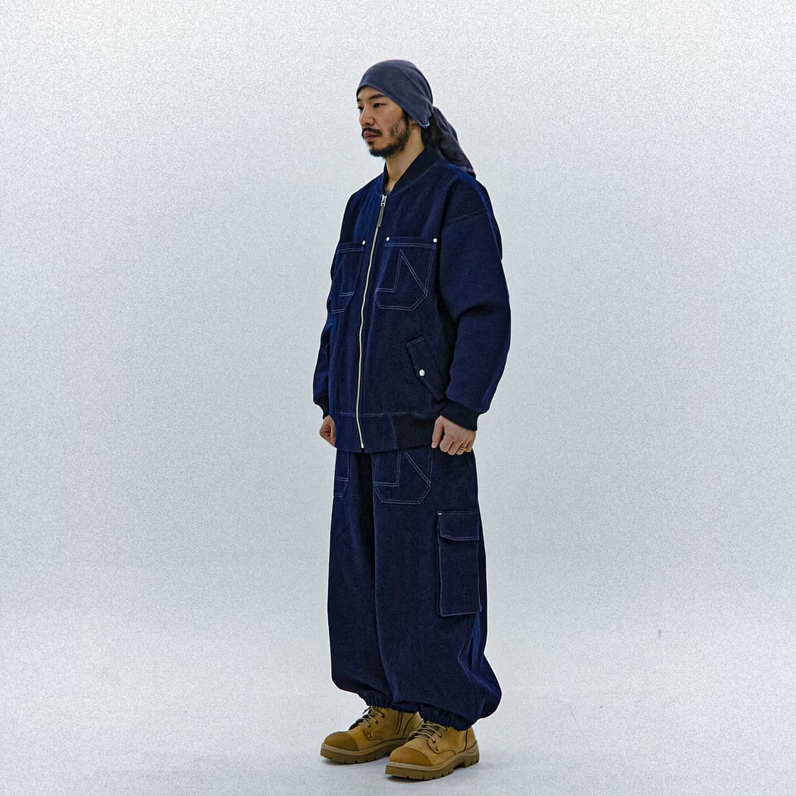 Unwashed Denim Work Pants(XXL) 상품이미지5