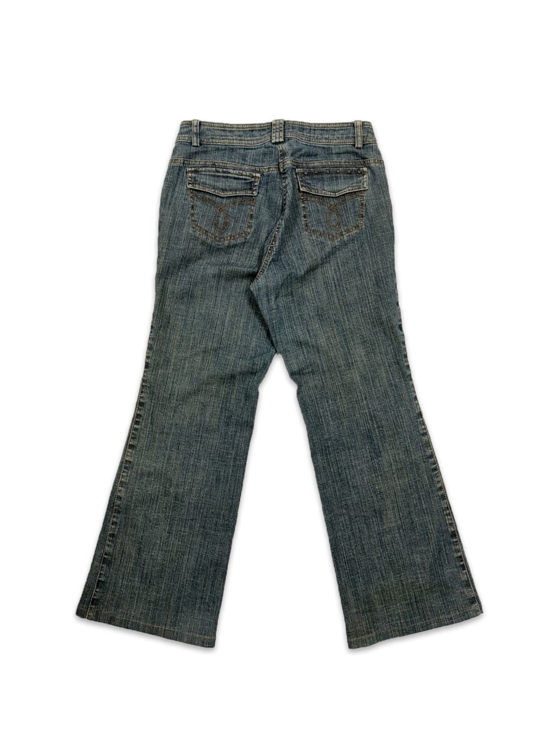 빈티지 비즈 자수 와이드 부츠컷 팬츠 상품이미지6