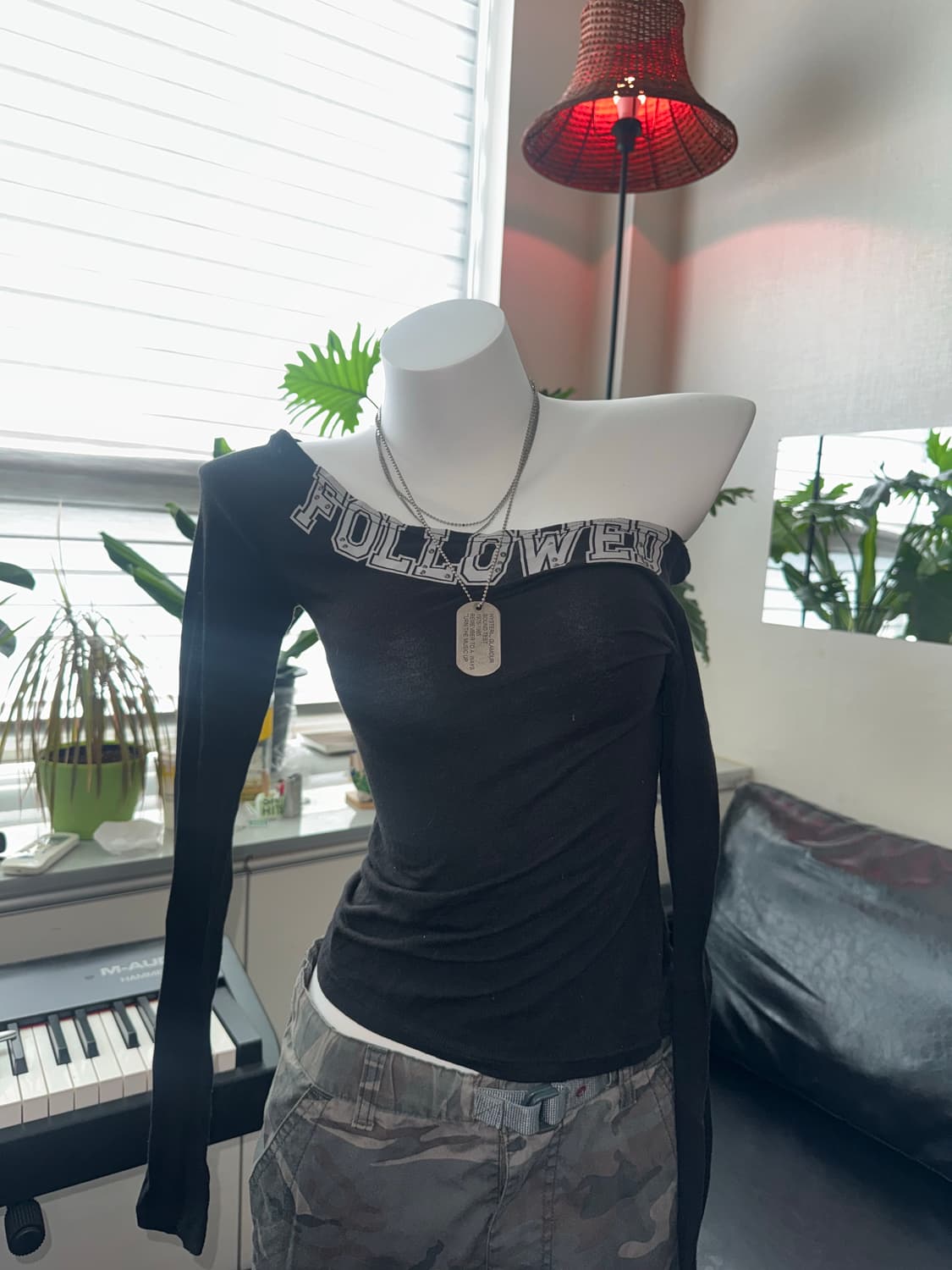 Followed Stone Top (Black) 상품이미지3
