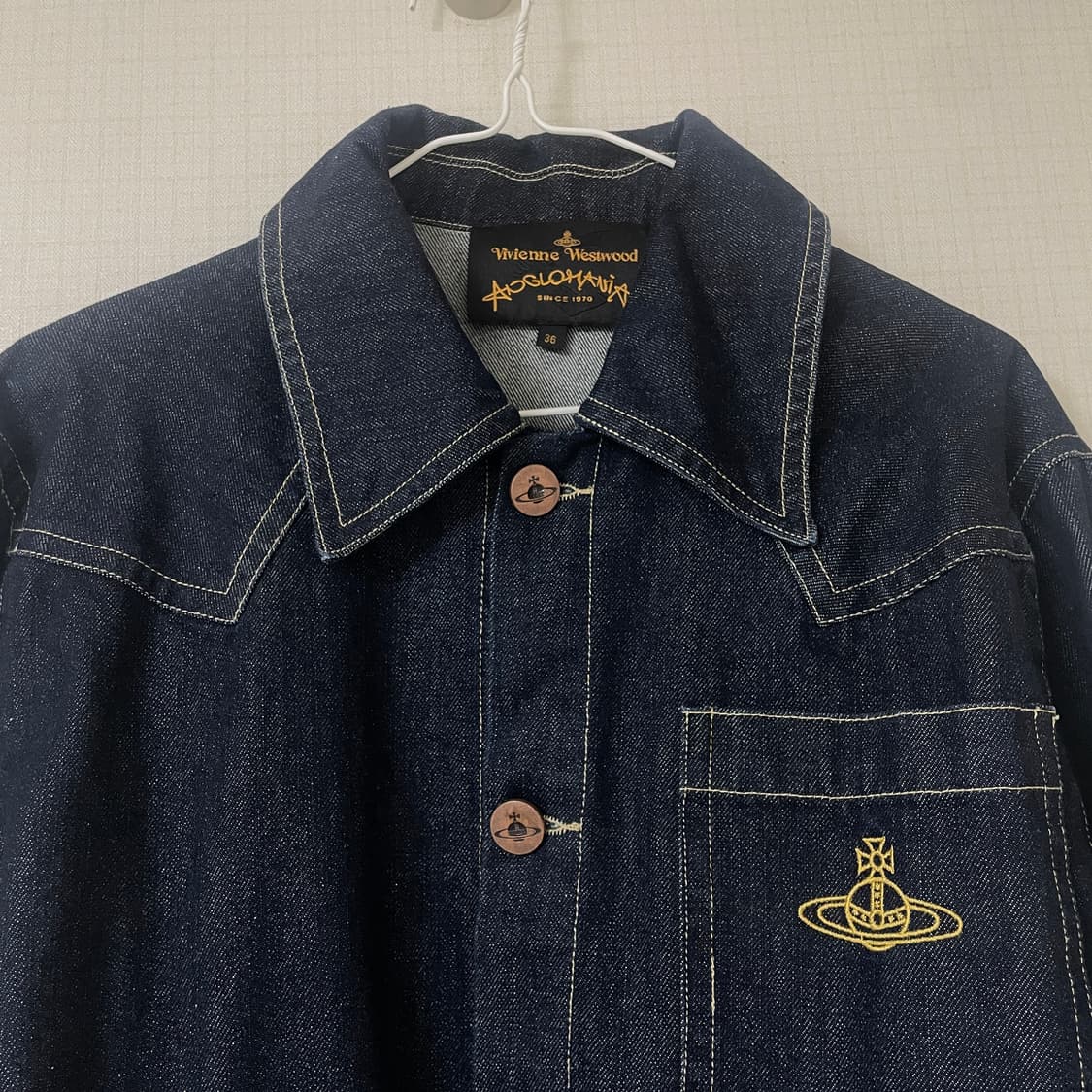 비비안웨스트우드 데님자켓 청자켓 36 상품이미지1