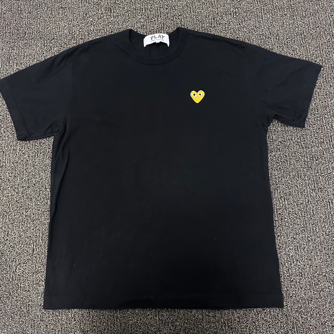 꼼데가르송 골드와펜 반팔 티셔츠 블랙 2XL 상품이미지1