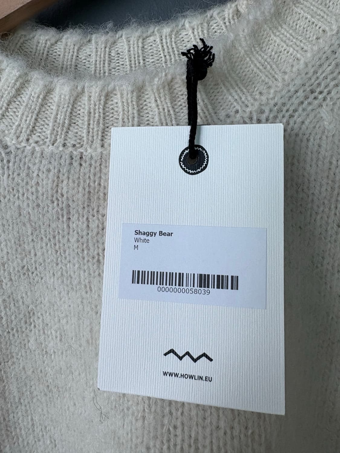 하울린 쉐기독 니트 화이트 상품이미지3