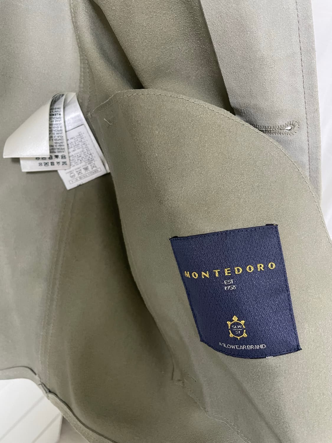 montedoro 스웨이드 자켓 상품이미지4