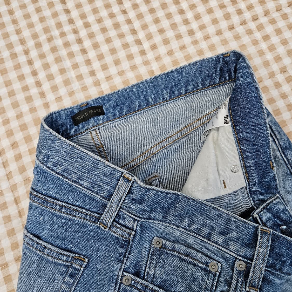 유니클로 스판 데님 청바지 남자33 상품이미지2