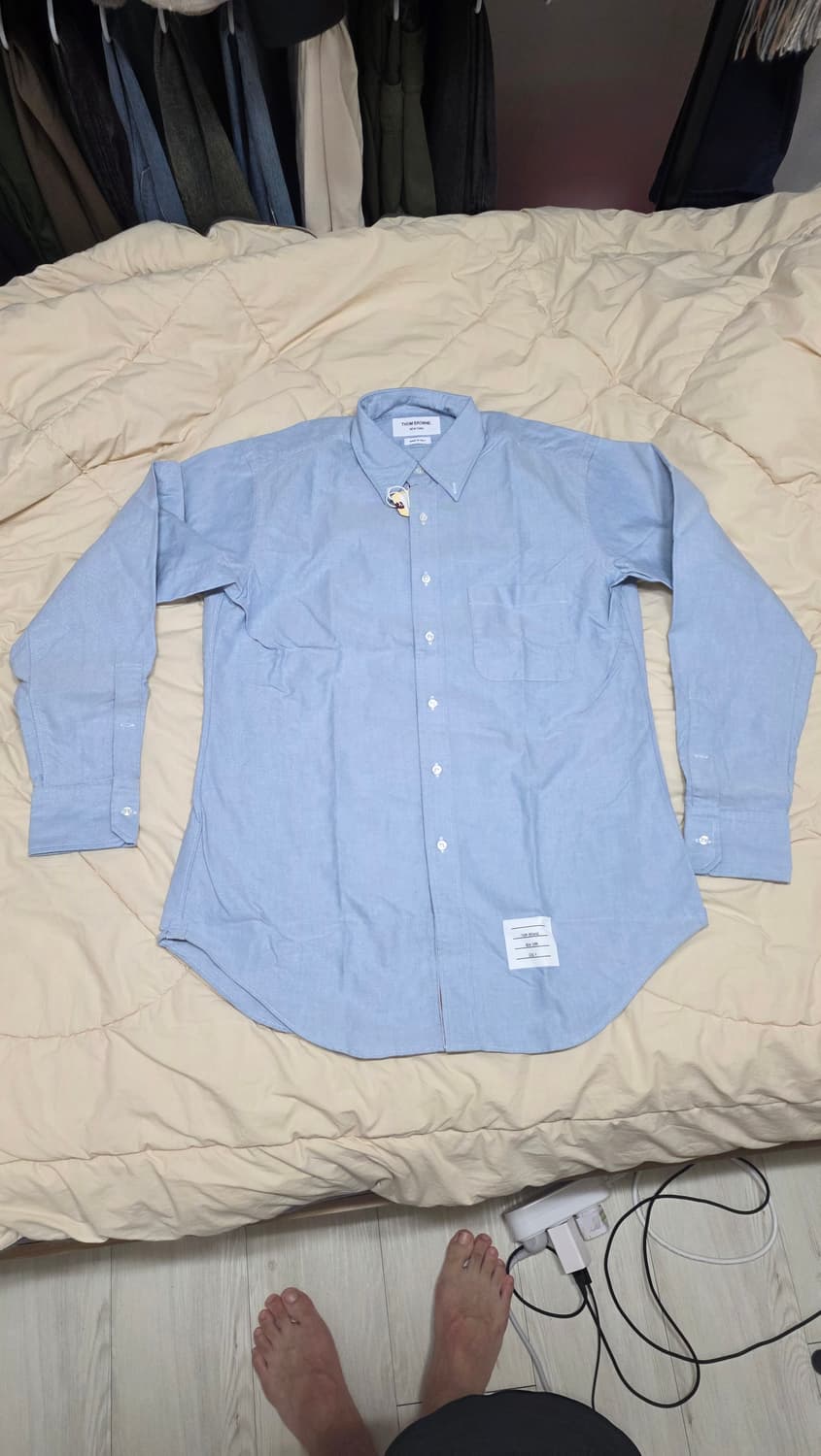 톰브라운 히든 삼선 옥스포드셔츠 4사이즈 상품이미지3