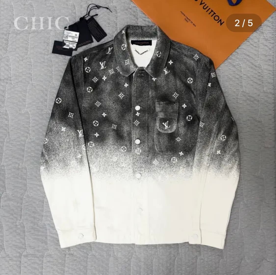 루이비통 워크웨어 데님 오버 셔츠 자켓 (한정판) 상품이미지2