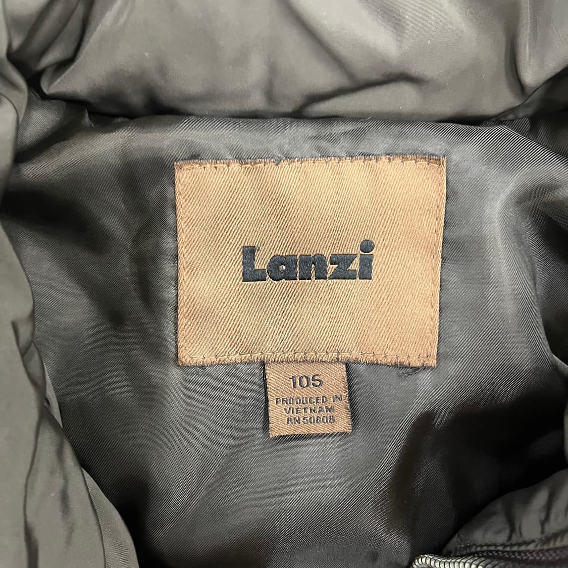 [105] 란찌 브라운 퀄팅 다운 패딩 점퍼 0119M1 상품이미지2