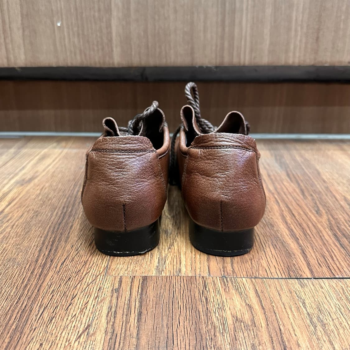 Mocha Brown Leather Derby Shoes  상품이미지4