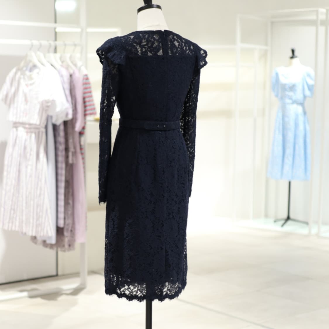 잇미샤(it michaa) 프릴 포인트 레이스원피스 55 새상품 상품이미지2