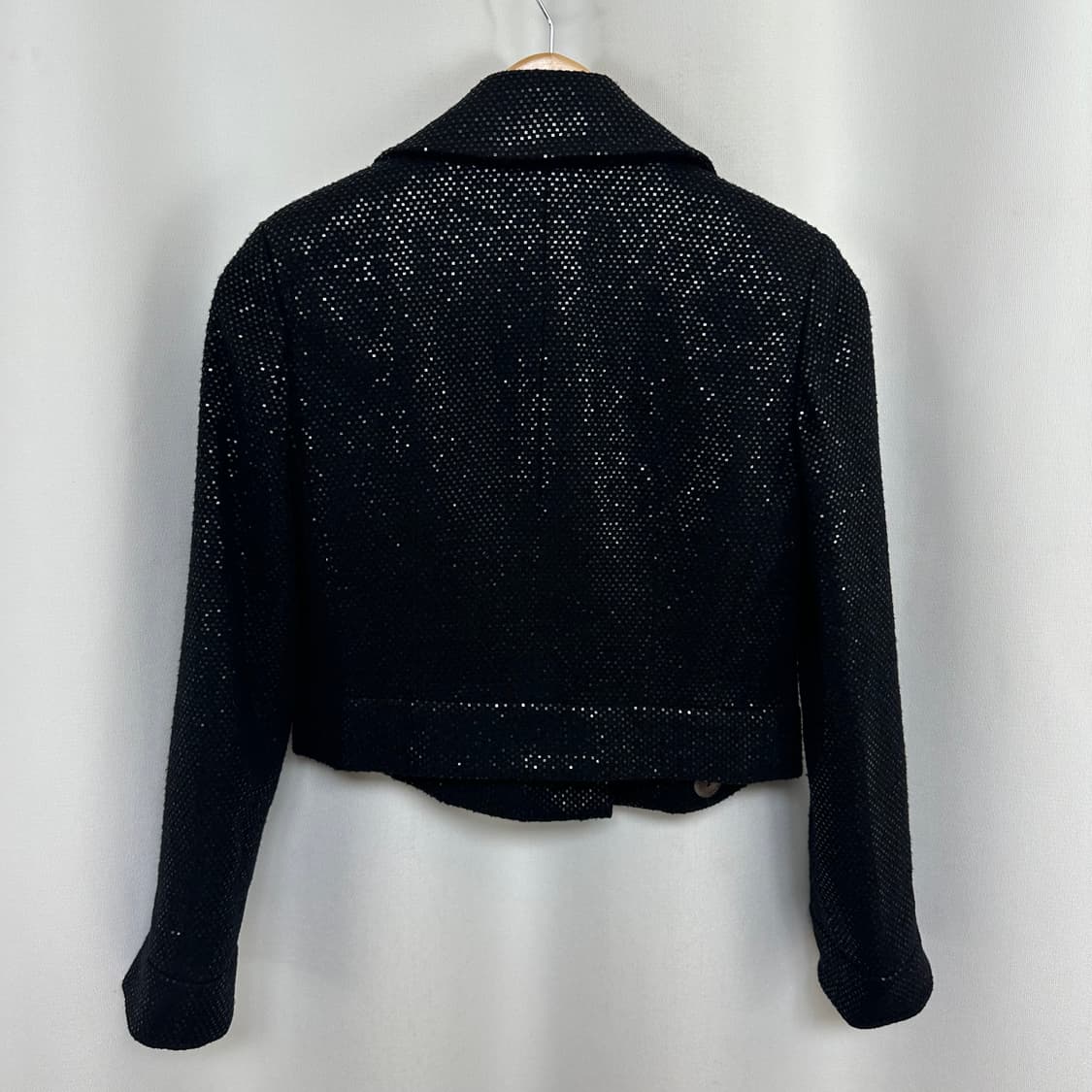  샤넬 여자 정품 모/견 자켓 샤넬버튼 검정 33(34) 44추천 상품이미지8