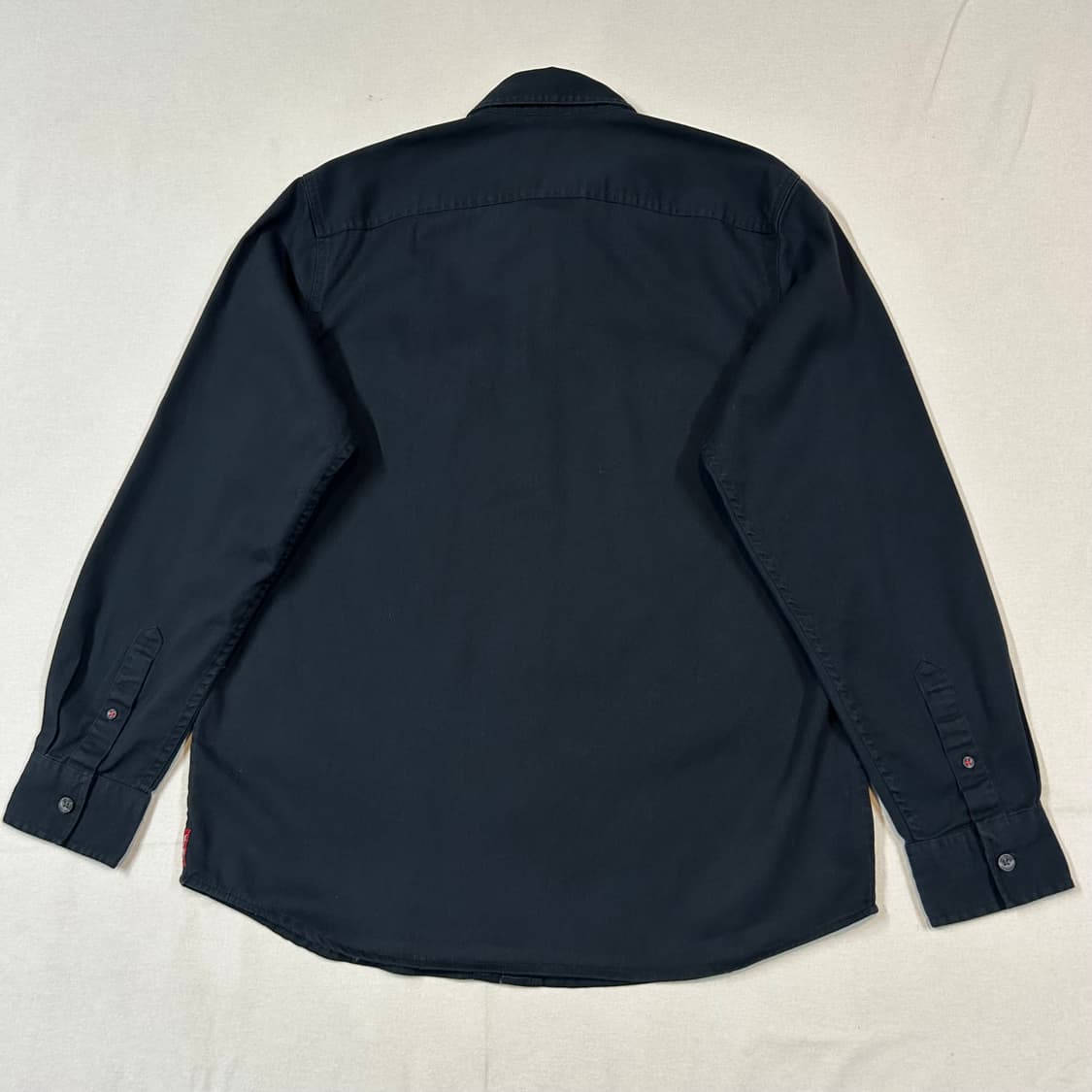 M) Wrangler 랭글러 투포켓 워크웨어 코튼 셔츠 블랙 W34 상품이미지5