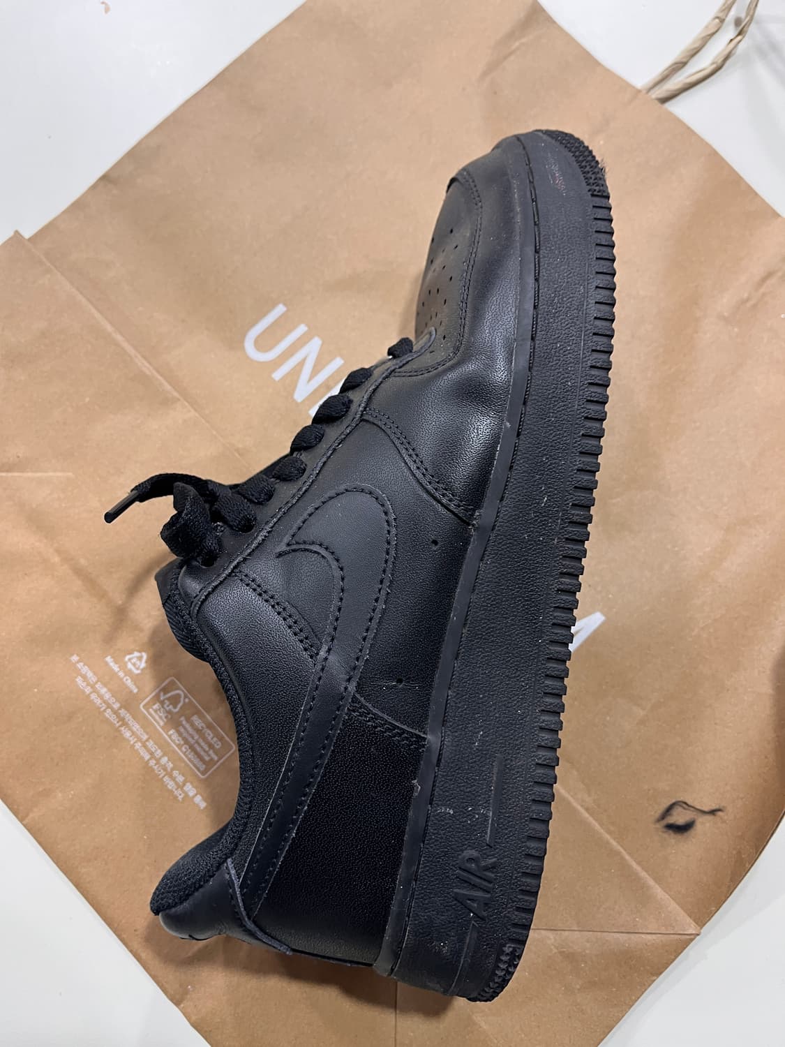 나이키 에어포스 블랙  상품이미지2