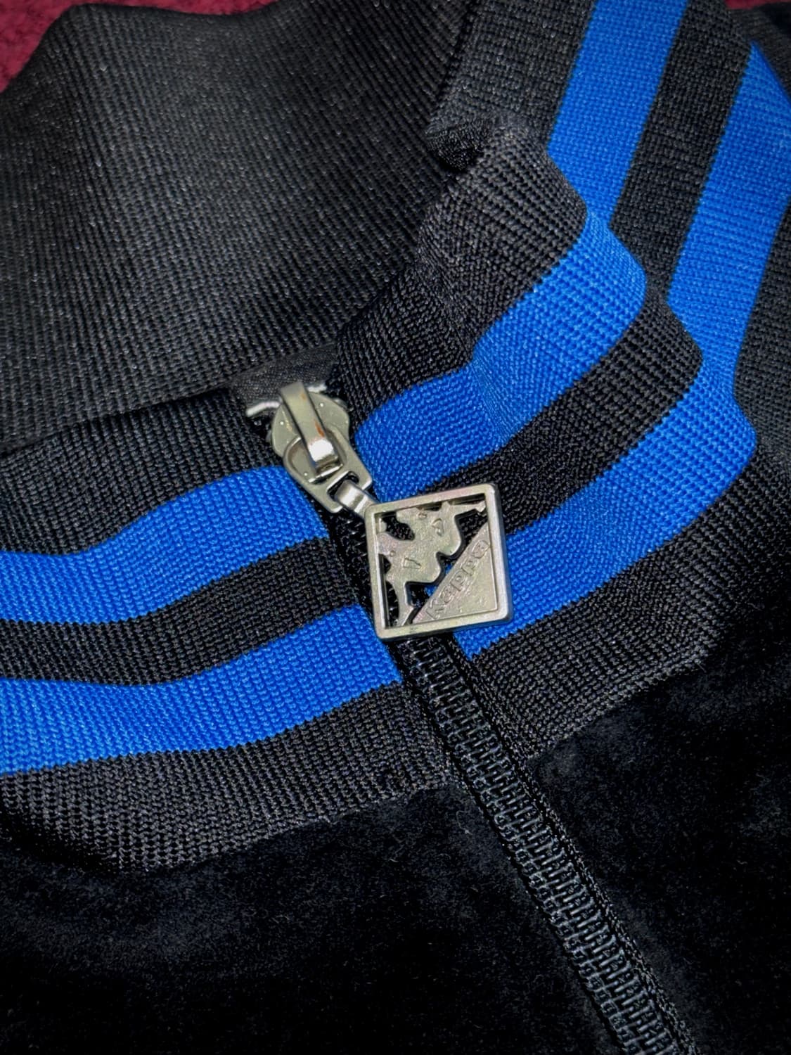 올드스쿨 카파 벨벳 벨루어 트랙탑 져지 S 상품이미지6