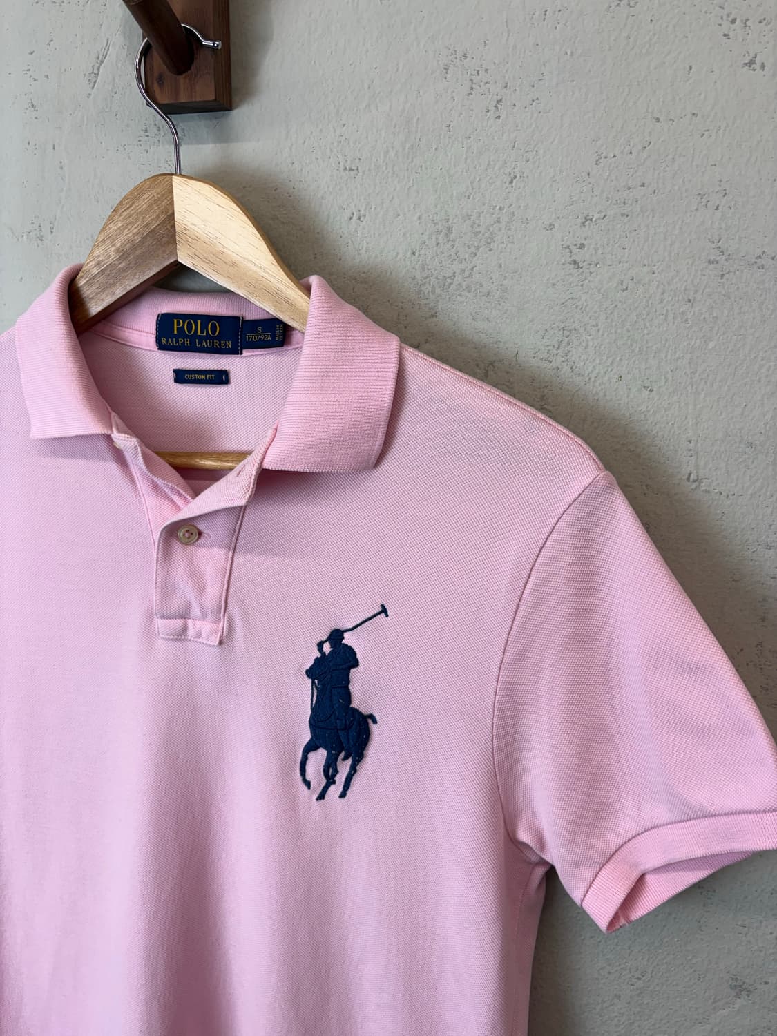 폴로랄프로렌 치프키프 빅포니 핑크 반팔 카라티 상품이미지4