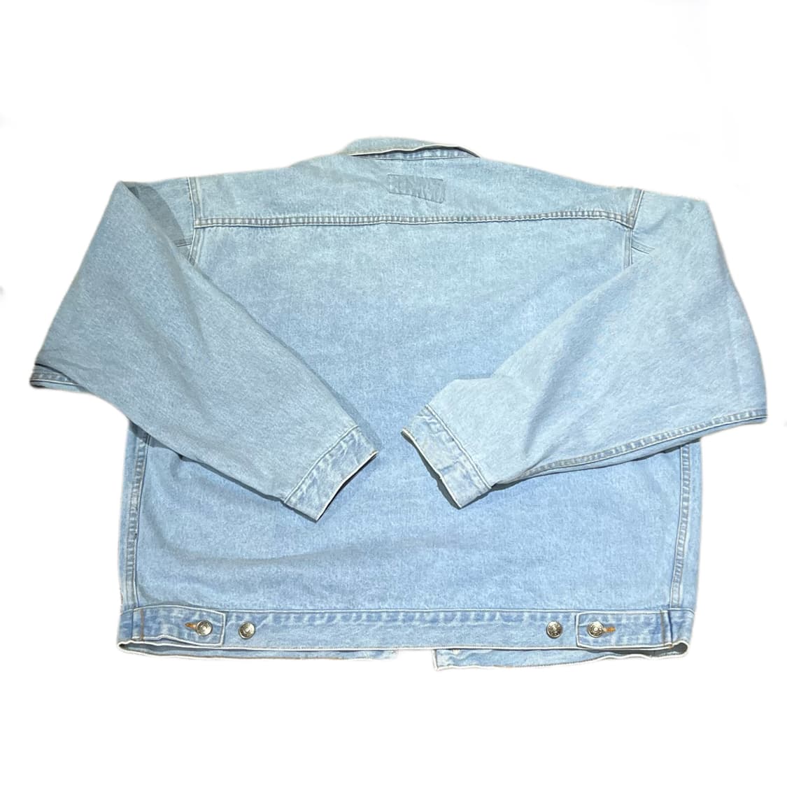 빅사이즈 패치 포인트 연청 자켓 상품이미지4