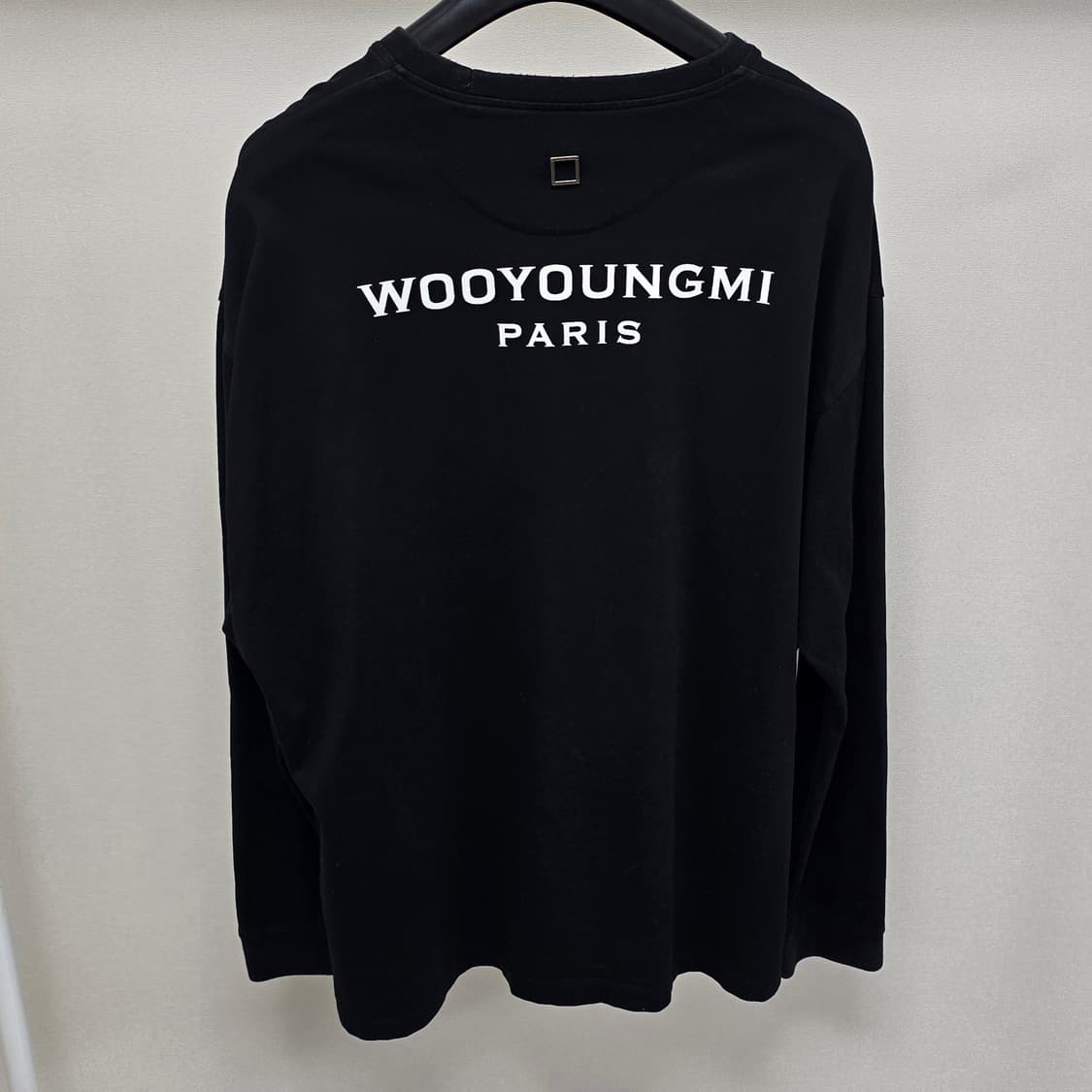 24ss 우영미 백로고 롱슬리브 긴팔 티셔츠 50사이즈 105 판매 상품이미지1