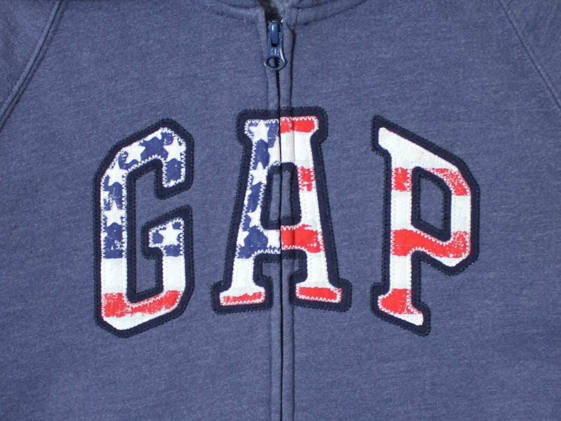 GAP 갭 성조기 네이비 후드집업 상품이미지2