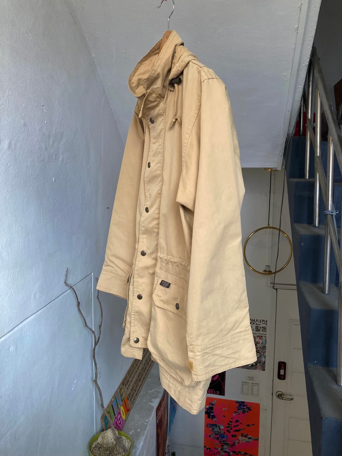 빈티지 야상 사파리 자켓 상품이미지5