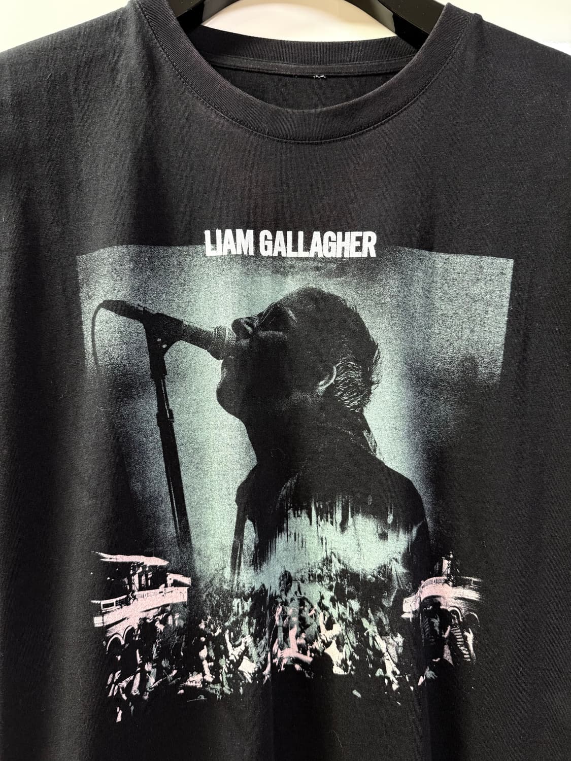 오아시스 리암갤러거 빈티지 밴드 티셔츠 상품이미지2