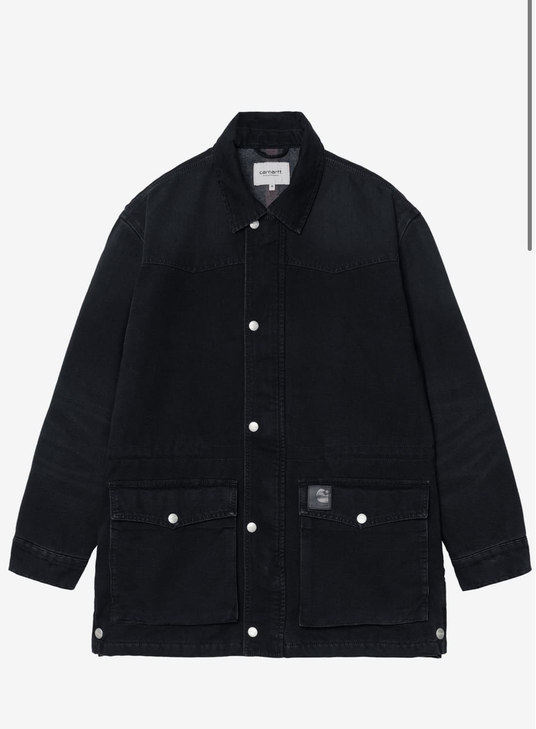 칼하트 OG 산타페 코트 블랙/블랙 스톤 캔버스 상품이미지1