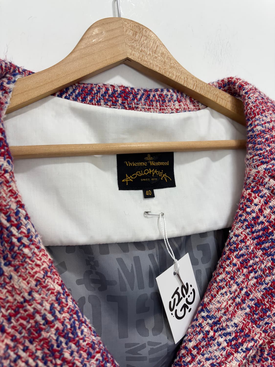 비비안 웨스트우드 트위드 코트 자켓 상품이미지7