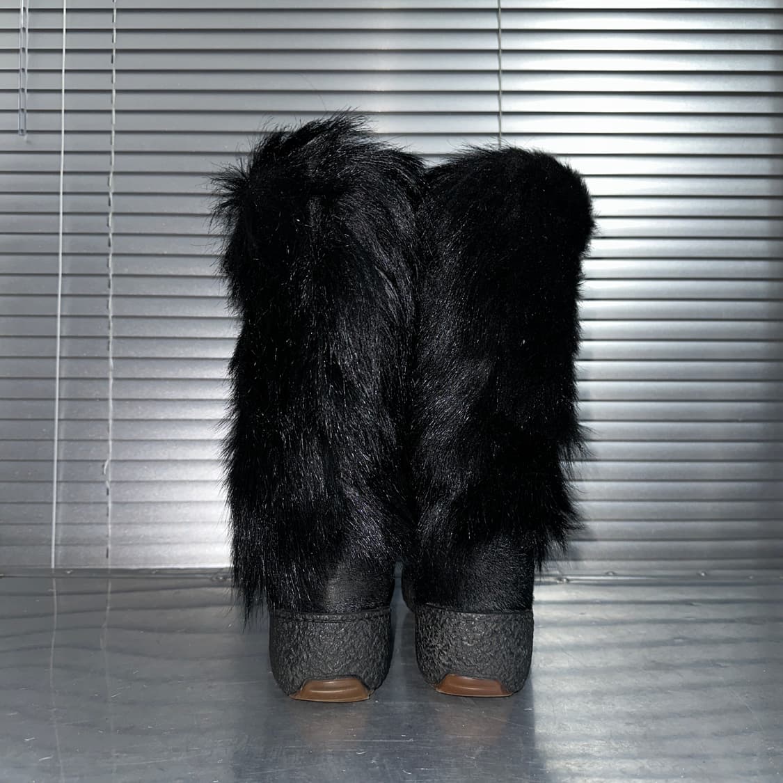 00s 파잘 불랙 퍼 털부츠 상품이미지3