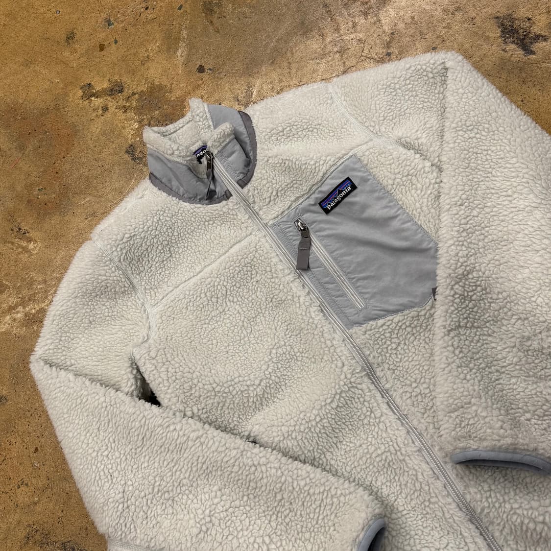 [정품/XS] 파타고니아 레트로 파일 플리스 자켓 아이보리 b19 상품이미지1