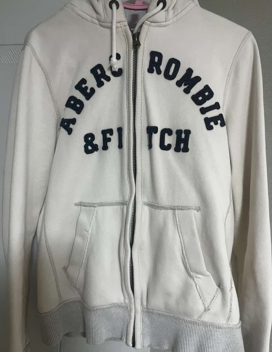 아베크롬비 앤 피치 화이트 후드집업 상품이미지1
