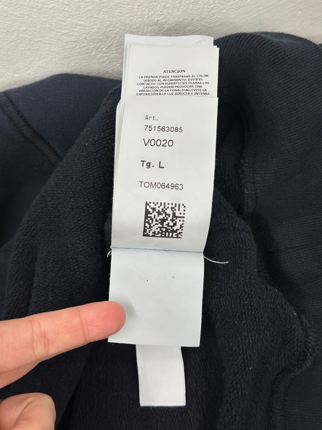 스톤아일랜드 다크네이비 빅로고 맨투맨 상품이미지5