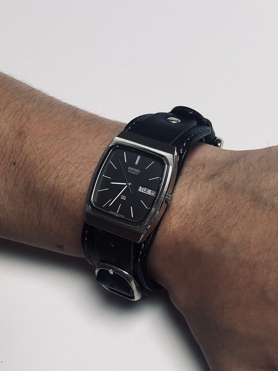 세이코 Seiko 스퀘어 G-STRAP 가죽 벨트 상품이미지5