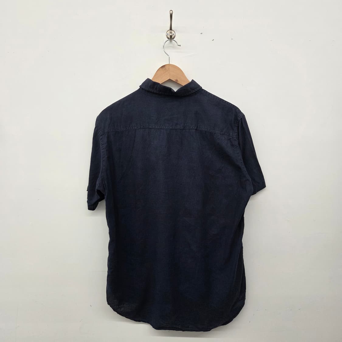 AVIREX 아비렉스 반팔 셔츠 남성 네이비 공용m 상품이미지8