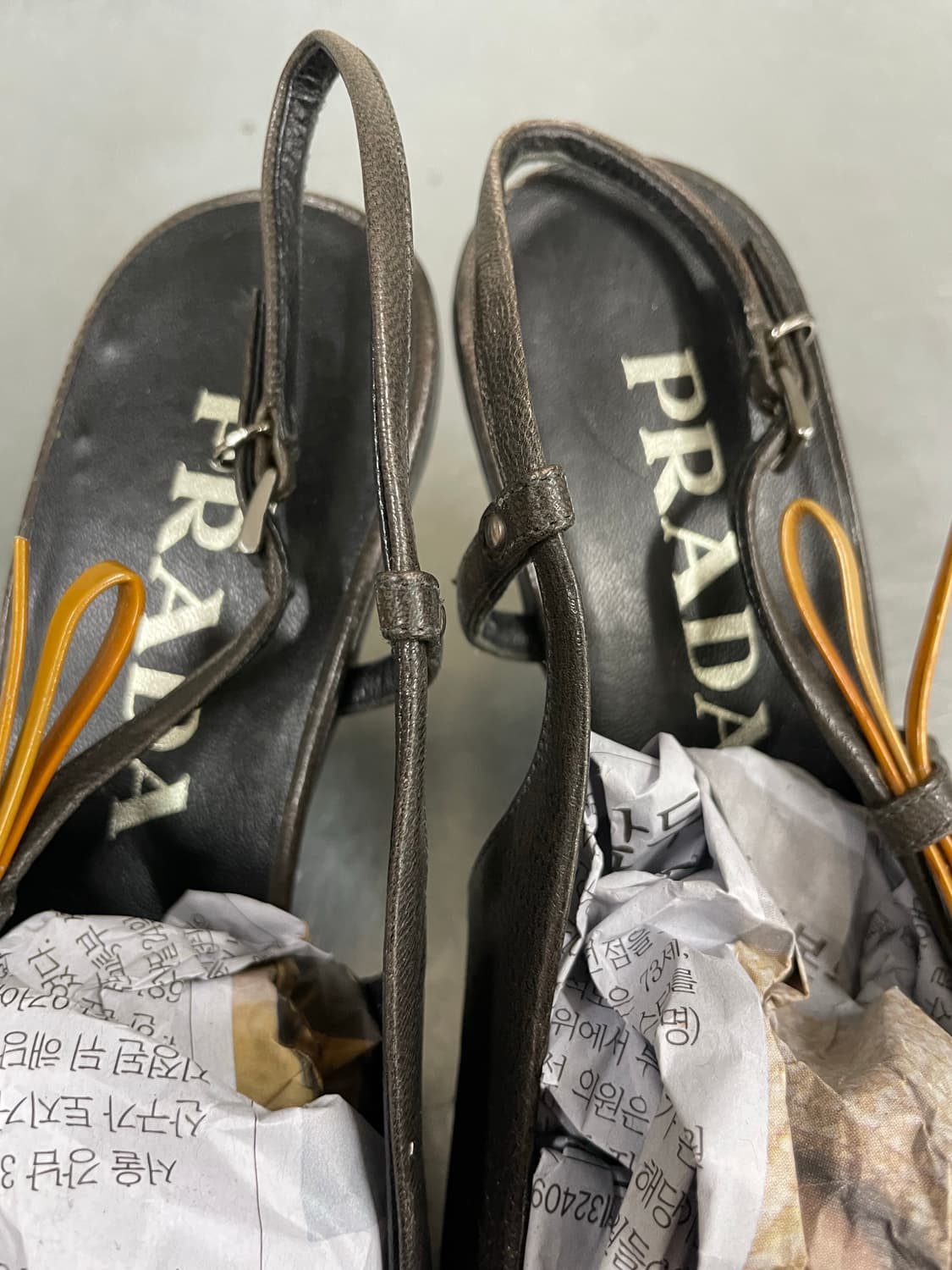 프라다 레더 슬링백 펌프스 36.5 (gr-4688) 상품이미지8